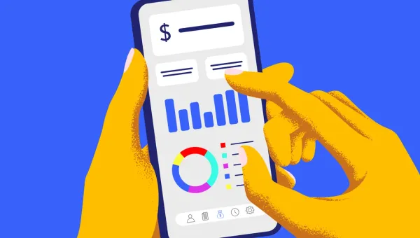 Consulter une application bancaire en ligne sur un téléphone au Québec